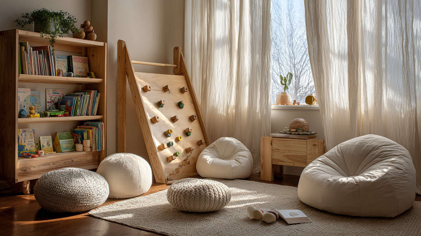 Warm Montessori home environment